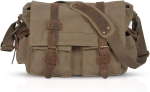 Fandare unisex &otilde;lakott l&otilde;uendist s&uuml;learvuti seljakotid 14-tollisele s&uuml;learvutile Messenger Bag meestele naistele Crossbody Messenger Bag reisimiseks kooli kolledži t&ouml;&ouml; v&auml;ljas koolikott, helepruun