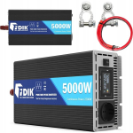Professionaalne siinusinverter 5000w 12v/24v dc/ac toiteplokk