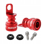 Kiire vabastusega pedaali lukk kokkupandavale jalgrattale, kiire kokkupandav lukk, punane