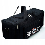 Dollcini, reisikott, jalgpalli spordikott, suur, 60cm, must