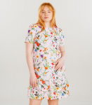 Hansmark Naiste kleit 72080*01, heleroosa/oranž