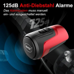 Bssok elektriline jalgrattakell, 125 db vali jalgratta signaal, elektriline vargusvastane alarms&uuml;steem, 1 helirežiim, usb laetav t&auml;iskasvanutele, lastele, mtb, maanteerattale, bmx, elektrilisele t&otilde;ukerattale
