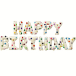 215-osaline &otilde;hupallide dekoratsioonide komplekt &bdquo;Happy Birthday&ldquo;