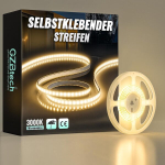 Gzbtech silikoonist Led riba valgusti 1 m, 230 V 3000 K soe valge Led riba kapi valgustuseks, saab l&uuml;hendada, isekleepuv Led riba valgusti magamistuppa, k&ouml;&ouml;ki, siseruumidesse, v&auml;litingimustesse, kaunistuseks