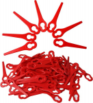 Rasenfreund - 100 universaalse murutrimmeri tera plastist asendusterade pakend, sobib mudelitele Frt18a Frt18a1 46155 Frt20a1 ja paljudele teistele mudelitele, trimmeritarvikud muruhoolduseks, 100 x 100 t&uuml;kki