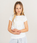 Name It t&uuml;drukute tuunika 13240994*02, valge