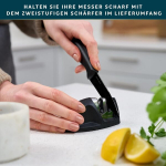 Home Hero noakomplekt koos teritajaga - teravad k&ouml;&ouml;ginoad - steak-nugade komplekt noaplokk koka noakomplekt roostevabast terasest noakomplekt