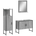 3-osaline vannitoakappide komplekt, hall Sonoma tamm, tehispuit CFE827945