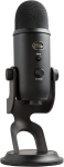 Blue Microphones Yeti Usb mikrofon blackout (salvestamiseks ja voogedastuseks Pc ja Mac, kolm kondensaatorkapslit, neli polaarmustrit, k&otilde;rvaklappide v&auml;ljund ja helitugevuse reguleerimine Plug and Play)