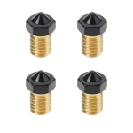 Sg Store 4 tk 0,4 mm d&uuml;&uuml;s M6 300&deg;c kraadi temperatuur, &uuml;hildub Anycubic Kobra Mega Sx Chironiga, &uuml;hildub Prusa I3 Mk3s Mini Mini+ ekstruuderiga V6 Hotend 3d printeriga