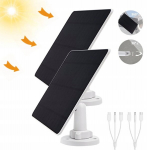 2 tk p&auml;ikesepaneel kaamerale, veekindel 5w Usb-c juhe 3m