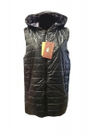 Naiste vest Mina, suured suurused, MM22-05, Must