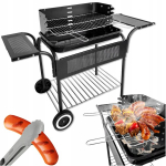 Suur kaasaskantav aia s&ouml;egrill reguleeritava resti, rataste ja riiulitega