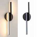 Led seinavalgusti must moodne 16w 3000k 1200lm elutuppa