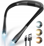 Led lugemislamp kaelale, akuga, usb
