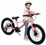 Kerge alumiiniumist roosa t&uuml;drukute junior jalgratas 20 tolli lastele 5-8 aastat