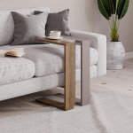 C-Kujuline Laud, Muju, Decortie, 30 x 57 x 40 cm, Tume tamm - Hall marmor - Hele mokk