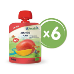 "Mango" orgaaniline p&uuml;ree FLEUR ALPINE, alates 6 elukuust, 90 g x 6