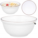 Cadro portselanist valge kauss 750 ml salatile, supile, salatikauss &Oslash;16 cm