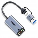 Vootec Usb Ethernet adapter, v&otilde;rgukaart Lan Gigabit Rj45 1000 Mbps