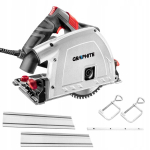 Graphite sukel&otilde;ikussaag 1200w + 2x juhtsiinlatt 70 cm + &uuml;hendus + klambrid