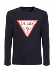 Guess meeste T-s&auml;rk CN LS ORIGINAL LOGO, tumesinine M1RI31I3Z11 G7V2 40183