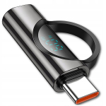 Adapter usb type-c lightning 60w lcd &uuml;leminek iphone konverter pistik