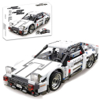 Kokkupandav mudel Kbox Toyota MR2 10233, 510-osaline, pull-back, punane