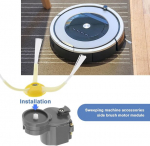 Emagtech k&uuml;lgharjade mootori moodul k&uuml;lghari, &uuml;hildub Irobot Roomba 500 600 700 800 900 560 570 650 780 880 I7 E6 E5 mudelitega, robottolmuimeja varuosad