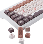 Jaketsai Moa profiiliga Pbt klahvikatted 60 protsenti, 136 klahvi, kohandatud v&auml;rvisublimatsiooni Ansi paigutusega klahvikatte komplekt, &uuml;hildub Cherry Mx l&uuml;lititega mehaanilise klaviatuuriga
