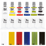 Renesans &otilde;liv&auml;rvide komplekt Oils For Art, p&otilde;hilised kunstiv&auml;rvid, 6 tk x 60 ml