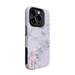Evelatus p&otilde;rutuskindel &uuml;mbris Apple iPhone 15 Pro Marble Silver