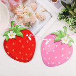 Xihircd 4 tk maasika b&auml;nneri komplekt, 'berry Sweet Baby' b&auml;nner 36 maasika kaardiga, maasika peokaunistus 'berry First Birthday' beebipeo tarvikud