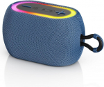 Tisco kaasaskantav bluetooth k&otilde;lar rgb valgusega - bluetooth 5.3 muusikaboks, ipx7 veekindel, 24 tundi m&auml;nguaega, tf kaardid/usb, tws sidumine - v&auml;litingimustes, peod ja reisimine (sinine)