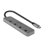 Lindy 43383 4 pordiga Usb 3.2 Gen 1 Type-c jaotur sisse/v&auml;lja l&uuml;litiga