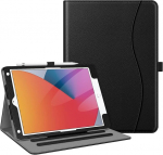 Fintie &uuml;mbris Ipad 10,2" 9/8/7 p&otilde;lvkondade jaoks - koos dokumendilahtritega