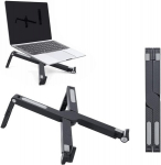 Sinzau s&uuml;learvuti alus, universaalne kerge reguleeritav kokkupandav ventilatsioon, soojuse hajutamine, kaasaskantav s&uuml;learvuti hoidik lauale, must