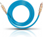 Oehlbach Nf 113 Di 150 digitaalne audio Rca kaabel, k&otilde;rge kvaliteediga S/pdif koaksiaalkaabel, mitmekordne varjestus, 75 oomi, 3 m, sinine