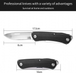 Zimaic taskunuga, multifunktsionaalne kokkuklapitav nuga, isadep&auml;eva kingitus, &Scaron;veitsi nuga taskut&ouml;&ouml;riist (7 funktsiooni, &uuml;he k&auml;ega roostevabast terasest tera, korgitser, puidusaag) matkamiseks ja h&auml;daolukordadeks (must)