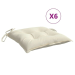tooli istmepadjad 6 tk kreemjas, 50x50x7 cm kangas CFE6649142