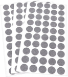 Adsamm&reg; / 150 x isekleepuvad vildist padjad / hallid / l&auml;bim&otilde;&otilde;t 16 mm / &uuml;mmargused / 1,5 mm &otilde;hukesed isekleepuvad vildist m&ouml;&ouml;blipadjad