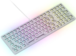 Glorious Gaming Gmmk 2 Full Size (96%) Barebones (ainult raam) - mehaaniline m&auml;nguriklaviatuuri skelett, Full Size (96%), alumiinium, kohandatav, Rgb, Ameerika/ansi paigutus - valge