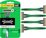Pardel Wilkinson Sword Quattro Sensitive meeste &uuml;hekordsed pardlid, 4 tk.