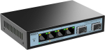 Sodola 6 pordiga 2.5g lihtsasti hallatav veebil&uuml;liti, 4 x 2.5g Base-t porti, 2 x 10g Sfp+, staatiline Agregatsioon/qos/vlan/igmp, 2.5 Gb Lan v&otilde;rgul&uuml;liti