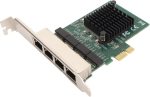 4 pordiga pcie v&otilde;rgukaart, gigabit pcie nic realtek 8111f kiibistikule, gigabit ethernet pcie x1 v&otilde;rgu chnitt setting card, nic adapter serveri v&otilde;rgukaart