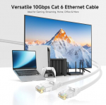 Cable Matters 10 gbps snagless pikk cat 6 ethernet kaabel 15.2 m (cat 6 kaabel, cat6 kaabel, internetikaabel, v&otilde;rgukaabel) valge