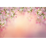 Yongfoto 3 x 2 m vin&uuml;&uuml;lfoto taust valentinip&auml;ev kirsipuu &otilde;ied bokeh h&auml;gune roosa romantiline fotograafia taust fotosessioon portreefotod pidu laste pulmafotostuudio