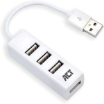 Act Usb Hub Mini White 4-port Usb Portable Usb splitter Pc s&uuml;learvutile Ac6200