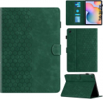 Rosbtib &uuml;mbris Samsung Galaxy Tab S6 Lite 2024/2022/2020 10.4-tollisele tahvelarvutile, kaardipesaga seisukattega, kuusnurkse tekstuuriga kunstnahast &uuml;mbris Galaxy Tab S6 Lite'ile, roheline