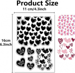 Craspire l&auml;bipaistev kummitempel s&uuml;dame motiiviga love hug me vintage stiilis korduvkasutatav l&auml;bipaistev silikoonist tempel valentini p&auml;evaks diy k&auml;sit&ouml;&ouml; scrapbooking ajakirjade jaoks